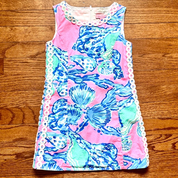 Lilly Pulitzer Pink and Blue Kids Dress - Picture 5 of 5